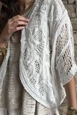 Benito Crochet Cotton Alba Cardigan White